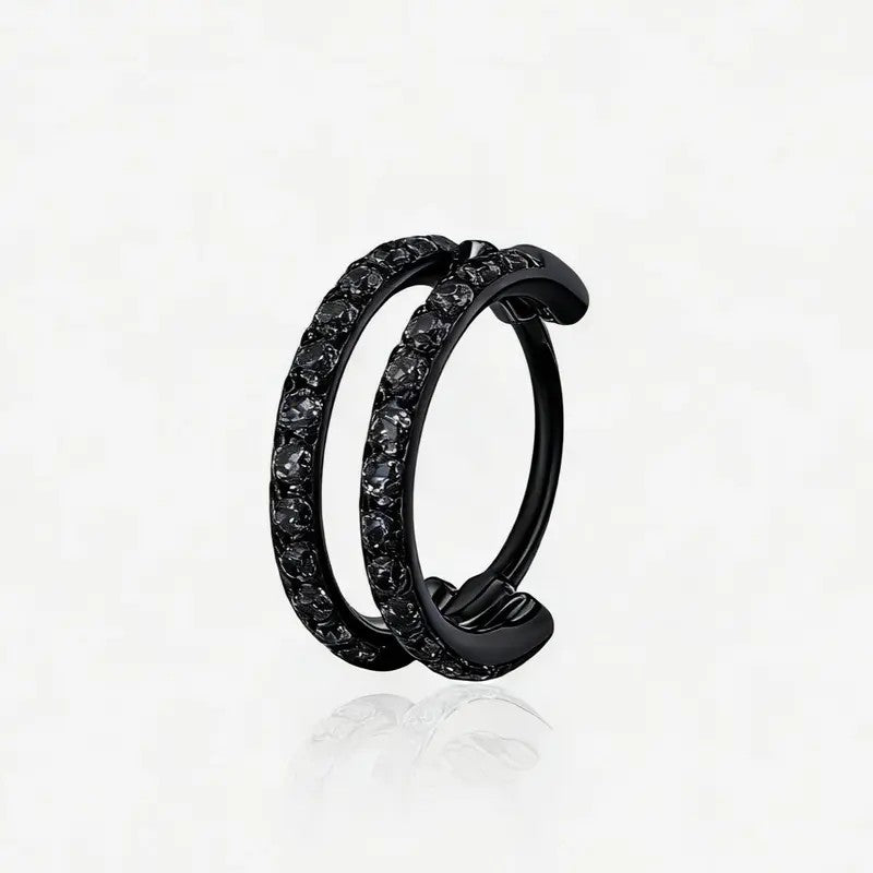 Dainty Double Hoop Nose Ring