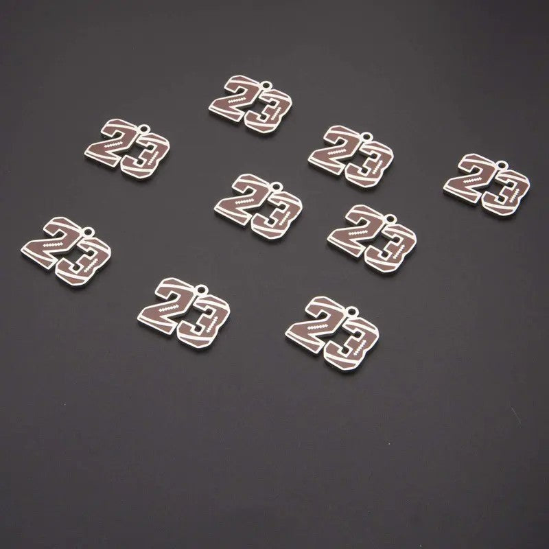 Classy Sports Number Pendant Necklace