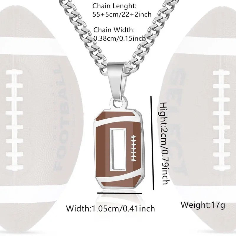 Classy Sports Number Pendant Necklace