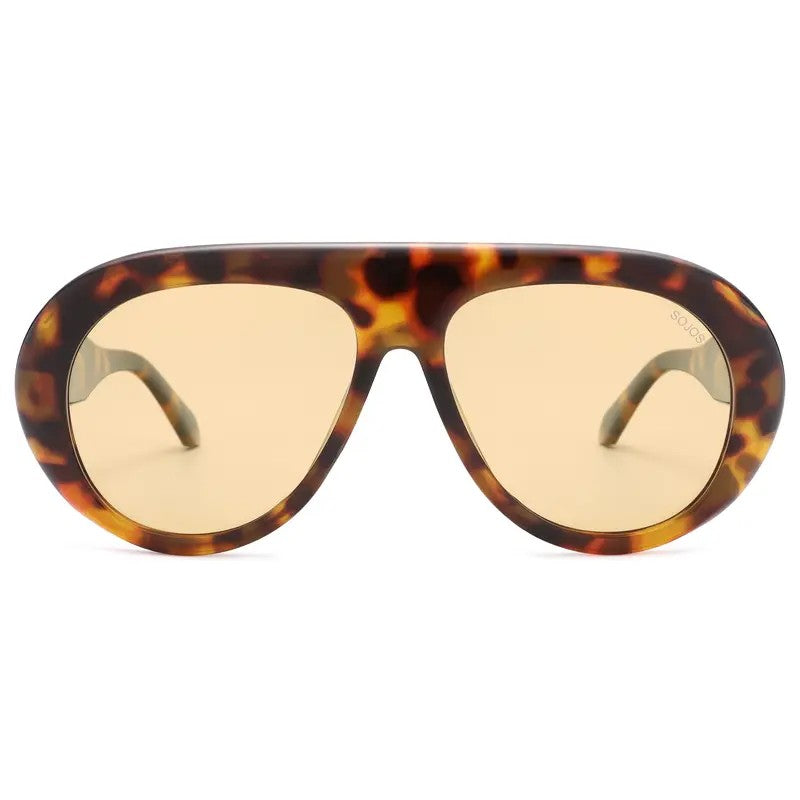 Classy Tortoise Shell Aviator Sunglasses
