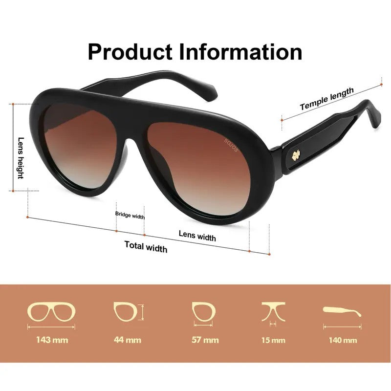 Classy Tortoise Shell Aviator Sunglasses