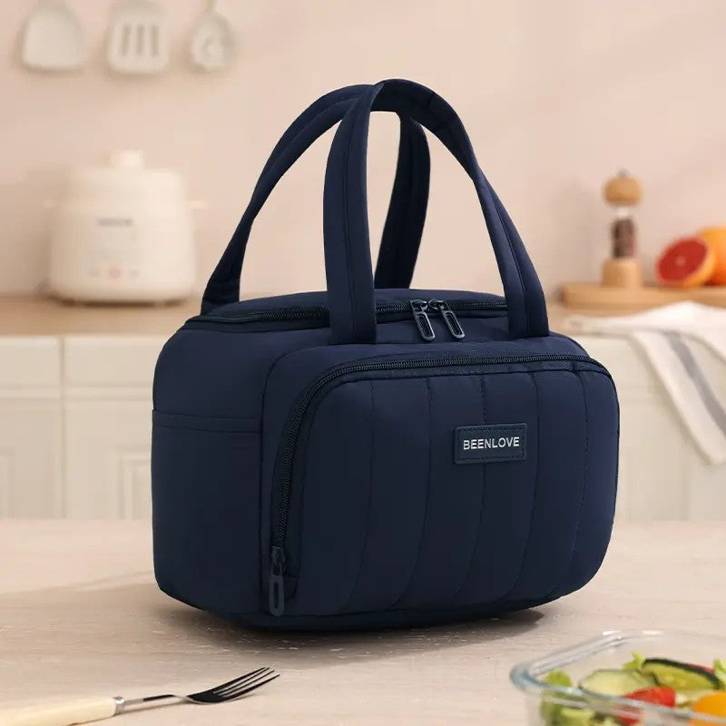 Classy Quilted Insulated Lunch Tote