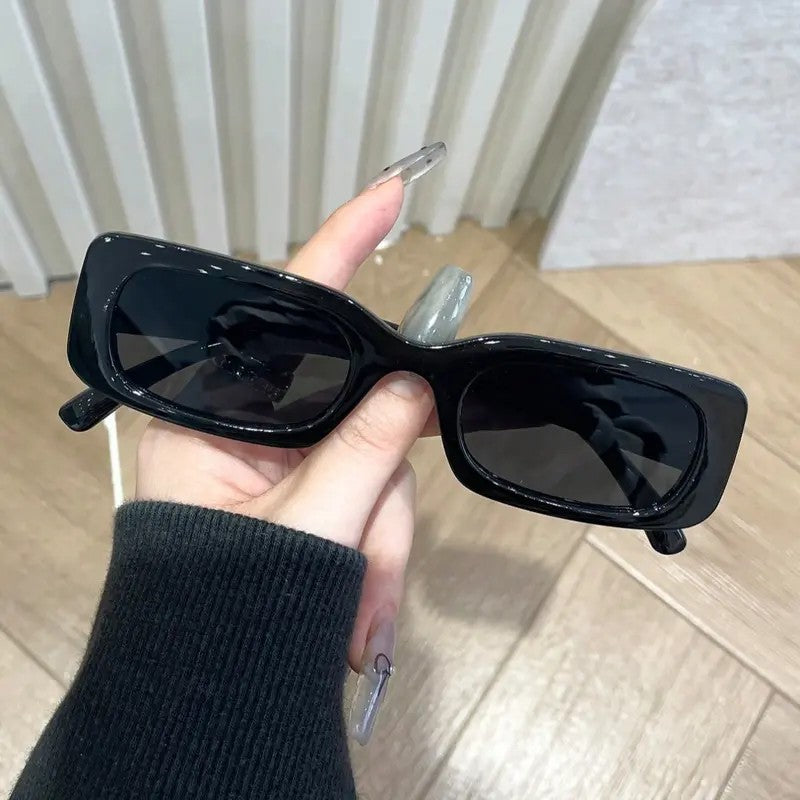 Chic Leopard Rectangular Sunglasses