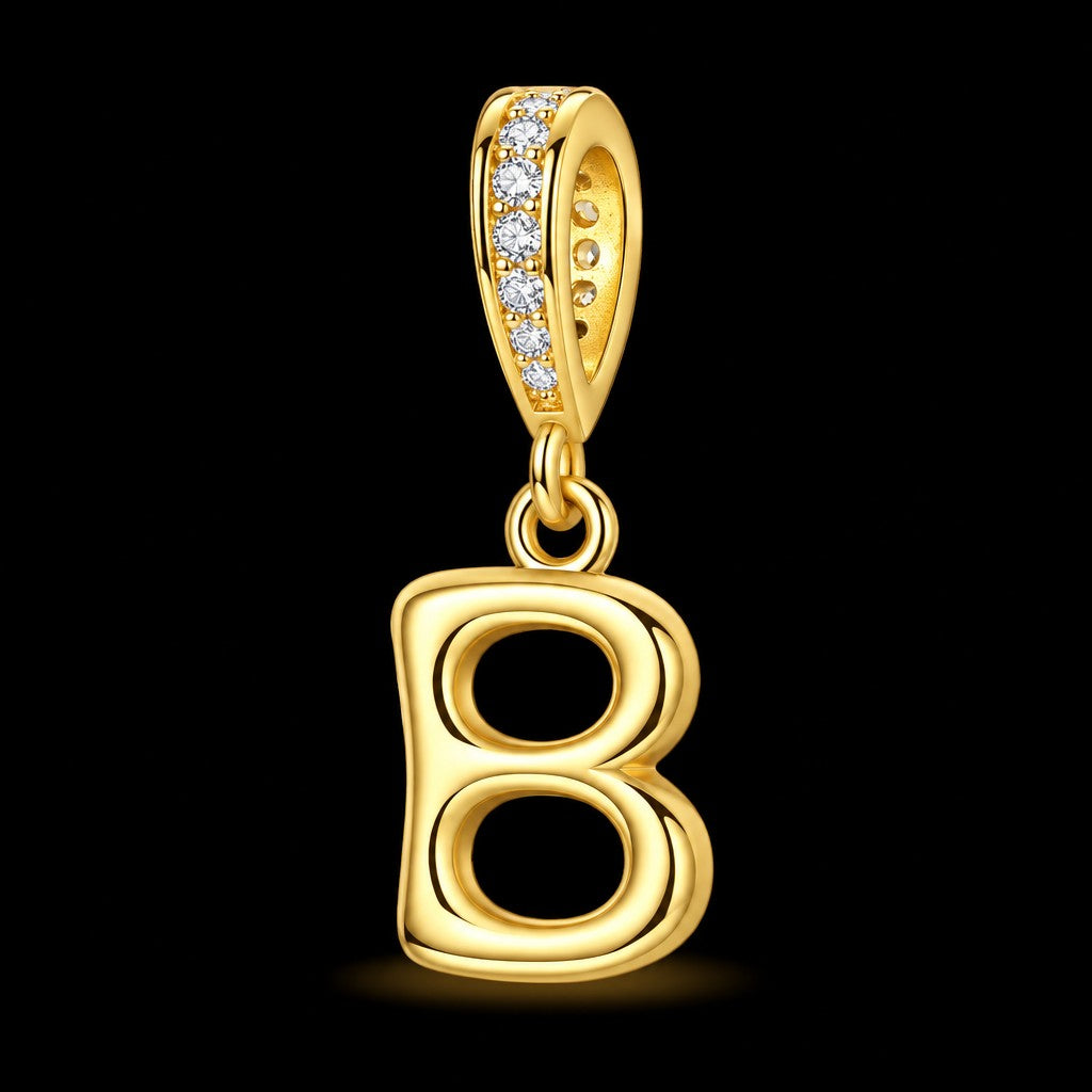 Dainty Cubic Zirconia Initial Pendant