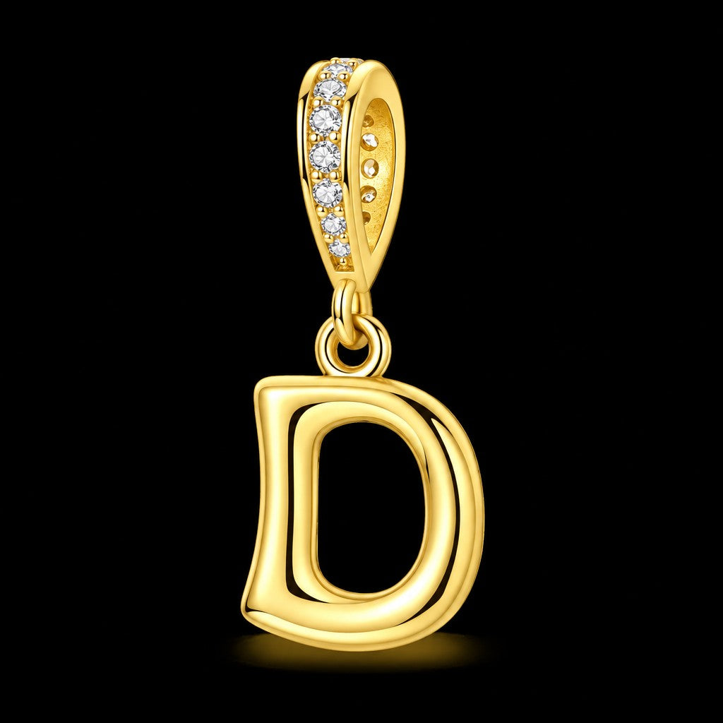 Dainty Cubic Zirconia Initial Pendant