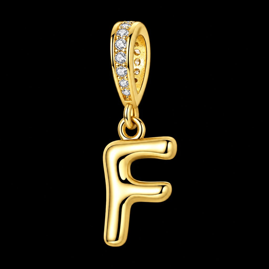 Dainty Cubic Zirconia Initial Pendant