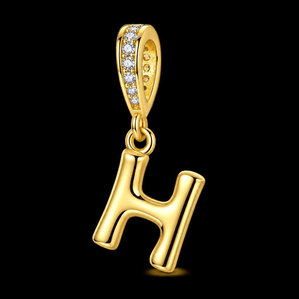 Dainty Cubic Zirconia Initial Pendant