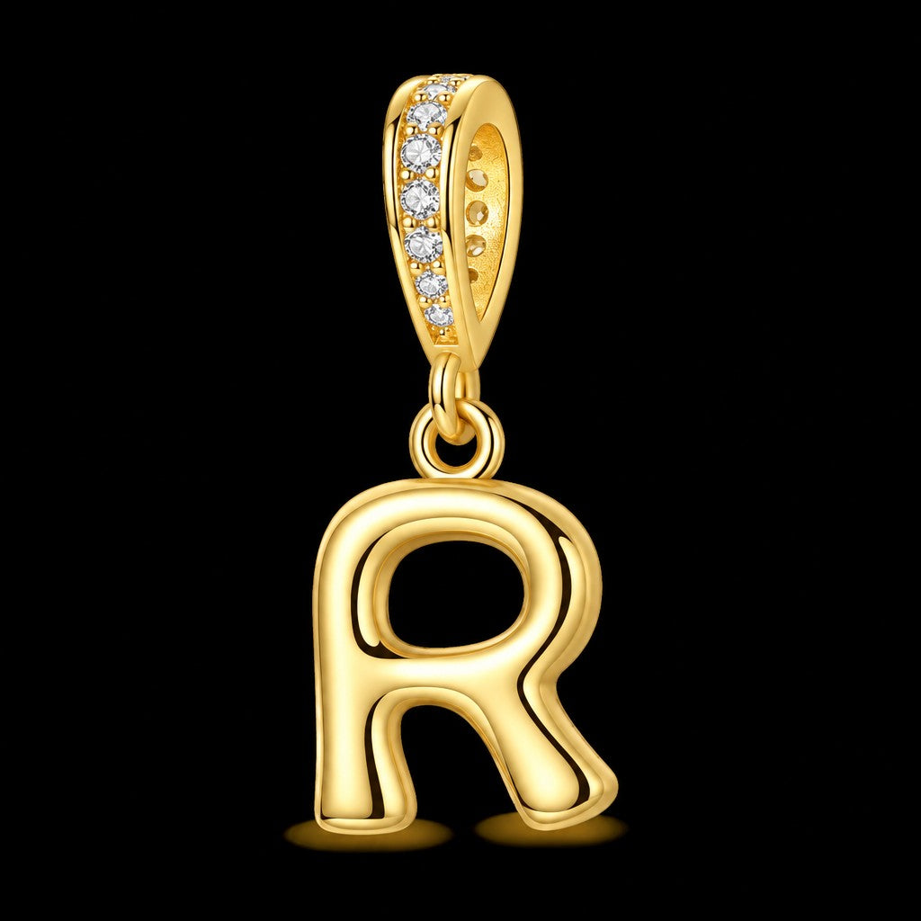 Dainty Cubic Zirconia Initial Pendant