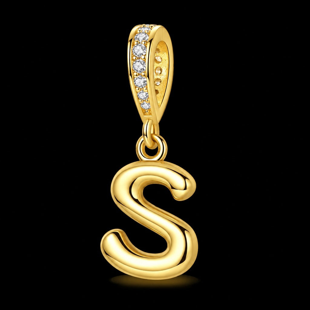 Dainty Cubic Zirconia Initial Pendant