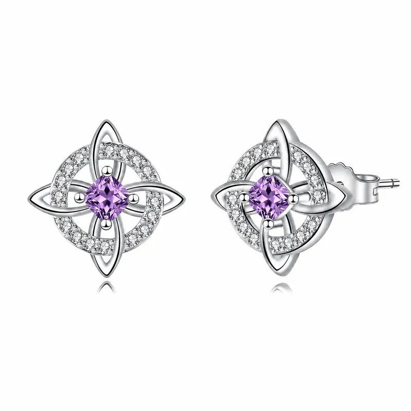 Elegant Witch Knot Stud Earrings