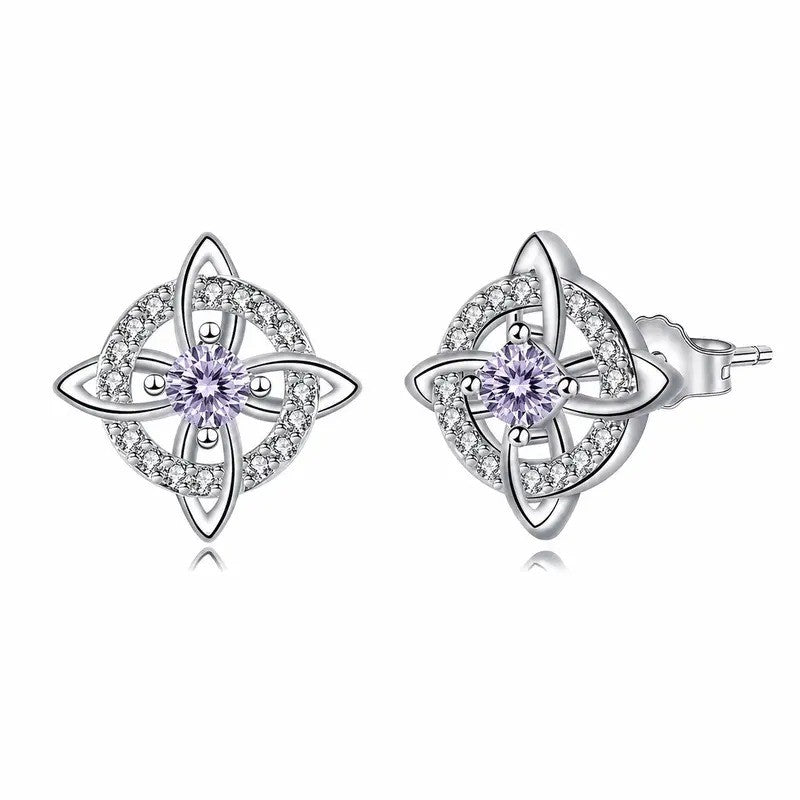 Elegant Witch Knot Stud Earrings