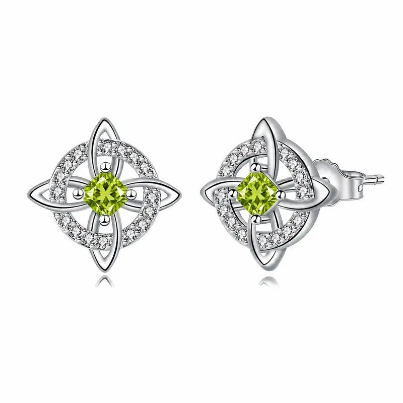 Elegant Witch Knot Stud Earrings