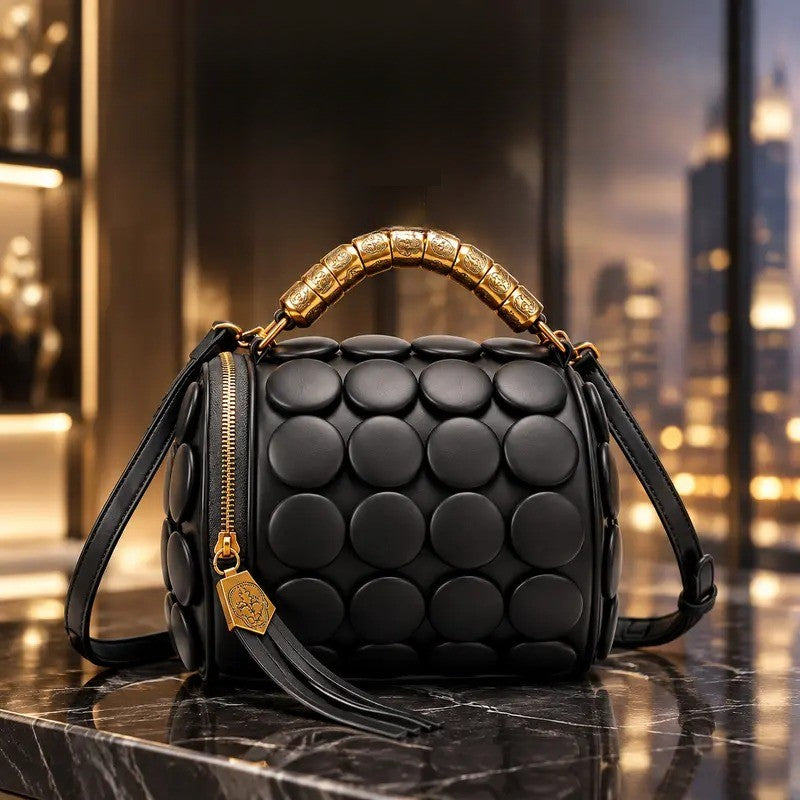 Chic Sculptural Bubble Satchel