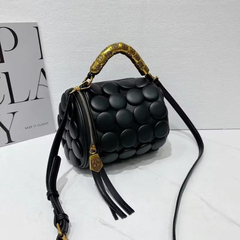 Chic Sculptural Bubble Satchel