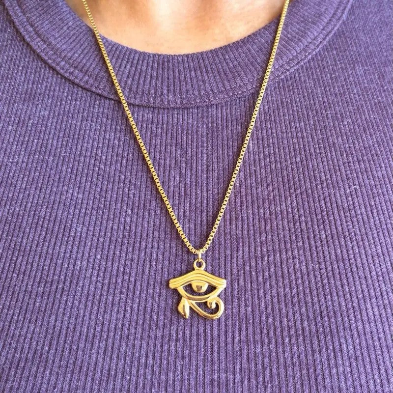 Dainty Eye of Horus Necklace