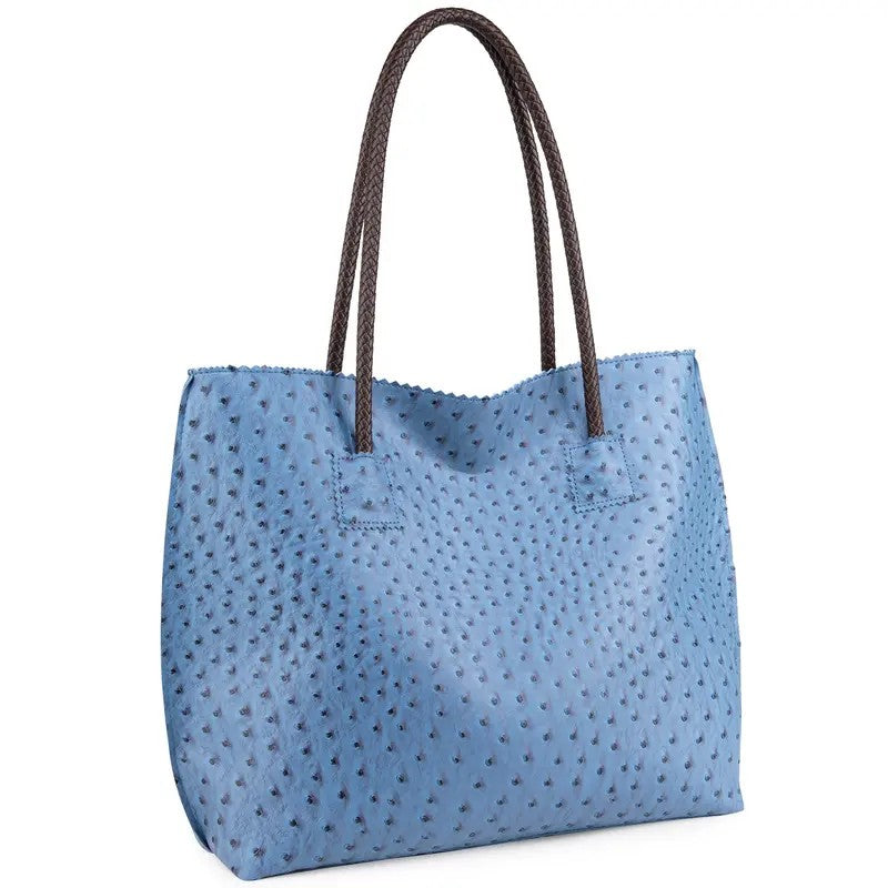 Chic Ostrich Texture Tote Bag