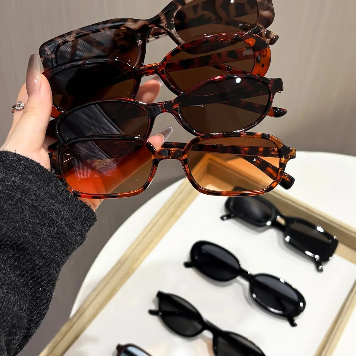 8pc Classy Mixed Frame Sunglasses Set
