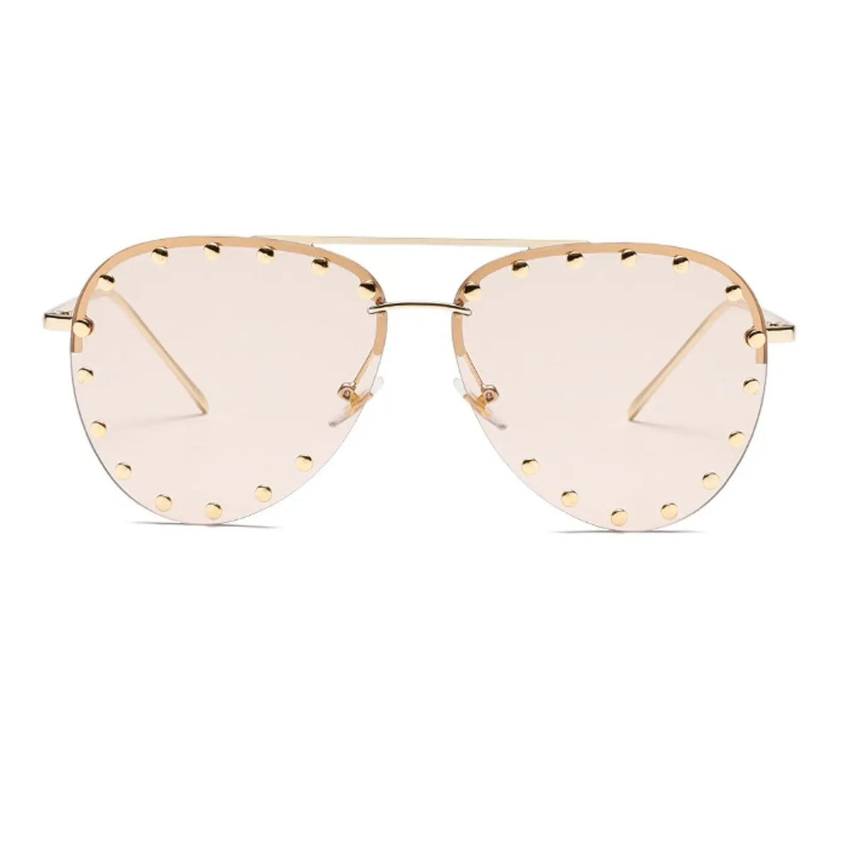 Classy Studded Aviator Sunglasses