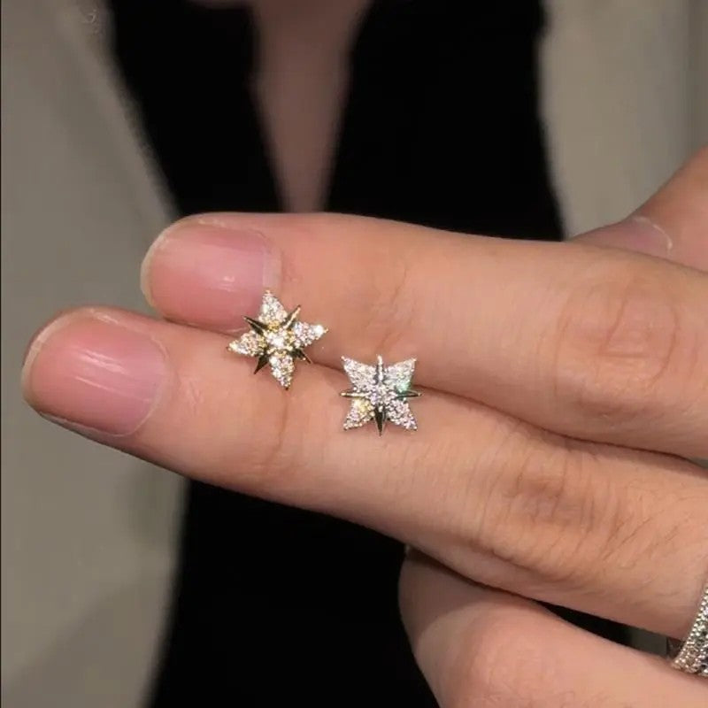 Dainty Star Stud Earrings