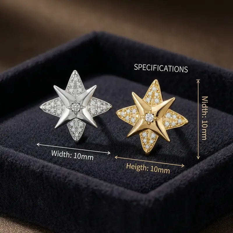 Dainty Star Stud Earrings
