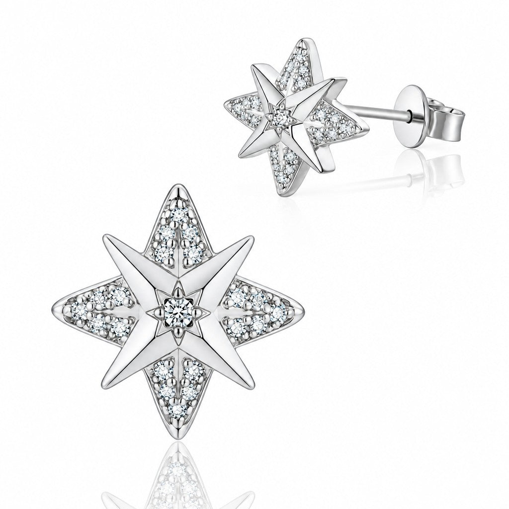 Dainty Star Stud Earrings