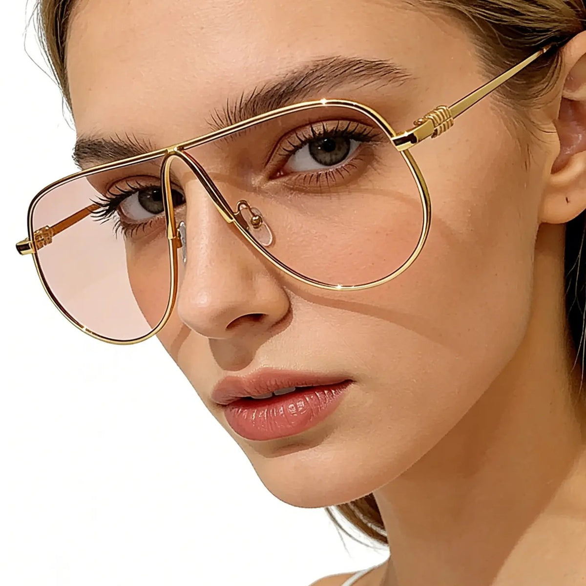 Classy Vintage Inspired Aviator Sunglasses