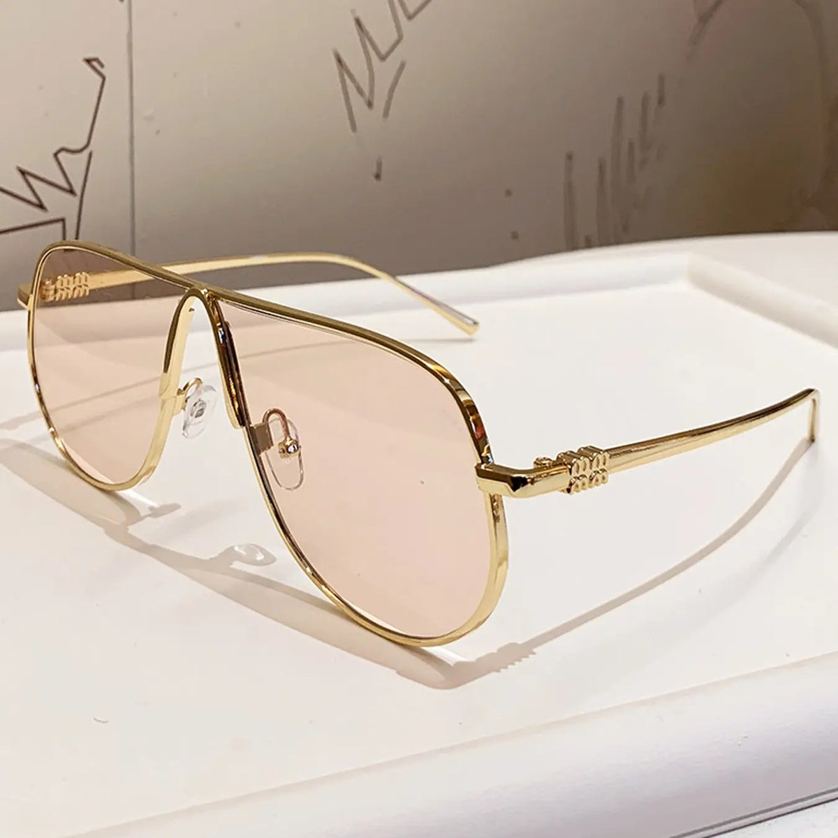 Classy Vintage Inspired Aviator Sunglasses