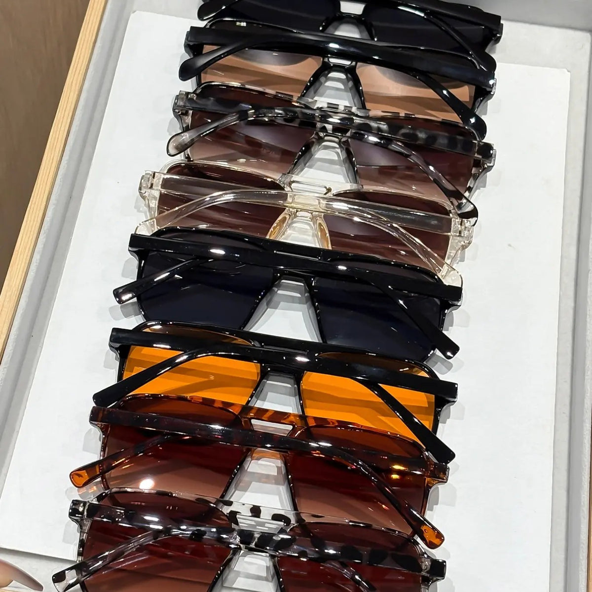 8pc Classy Multicolor PC Sunglasses Set