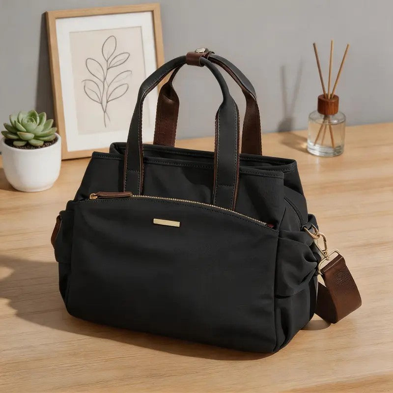 Classy Convertible Nylon Tote Bag