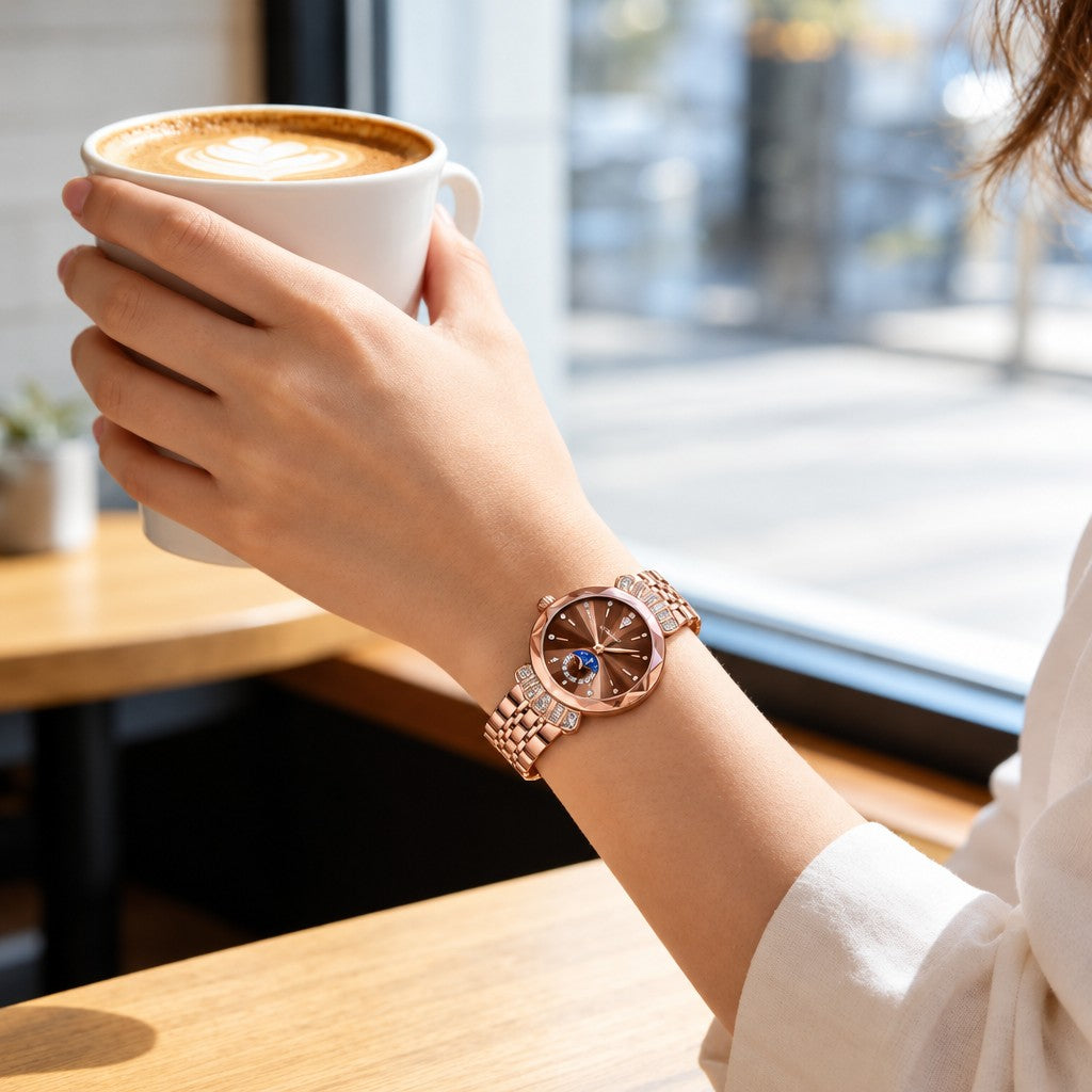 Classy Octagonal Celestial Inspired Watch