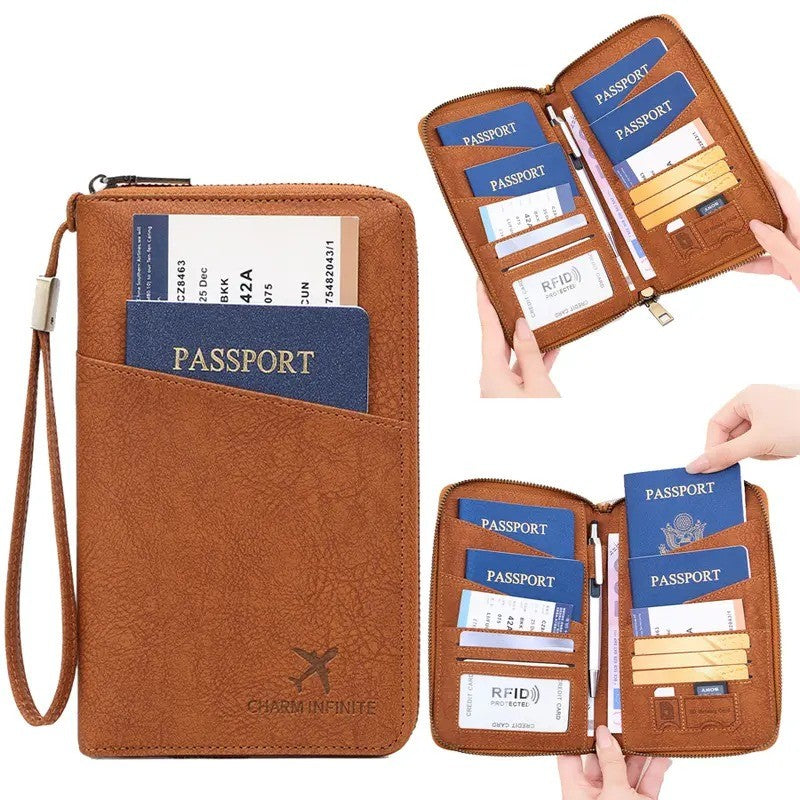 Classy RFID Travel Passport Wallet