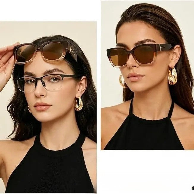 Classy Oversized Square Polarized Sunglasses