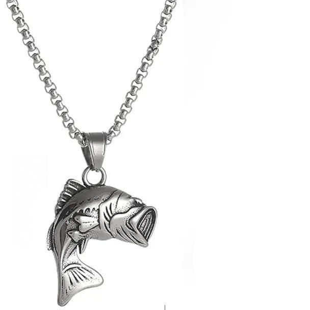 Statement Largemouth Bass Pendant Necklace