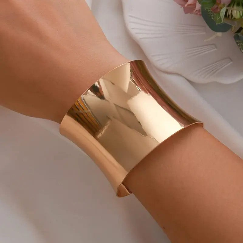 Classy Wide Open Cuff Bracelet