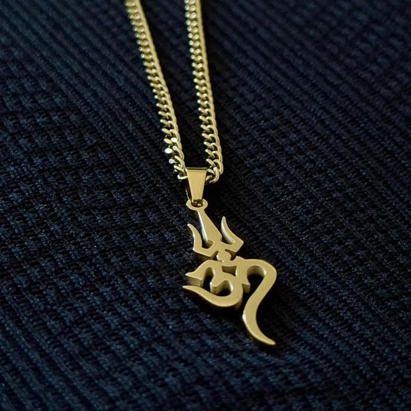 Dainty Spiritual Om Pendant Necklace