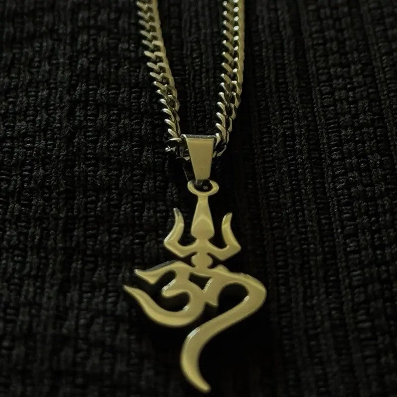 Dainty Spiritual Om Pendant Necklace