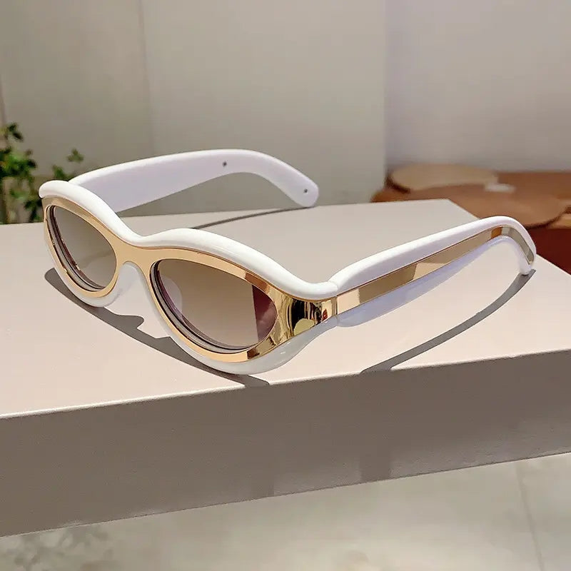 Chic Y2K Oval Sunglasses