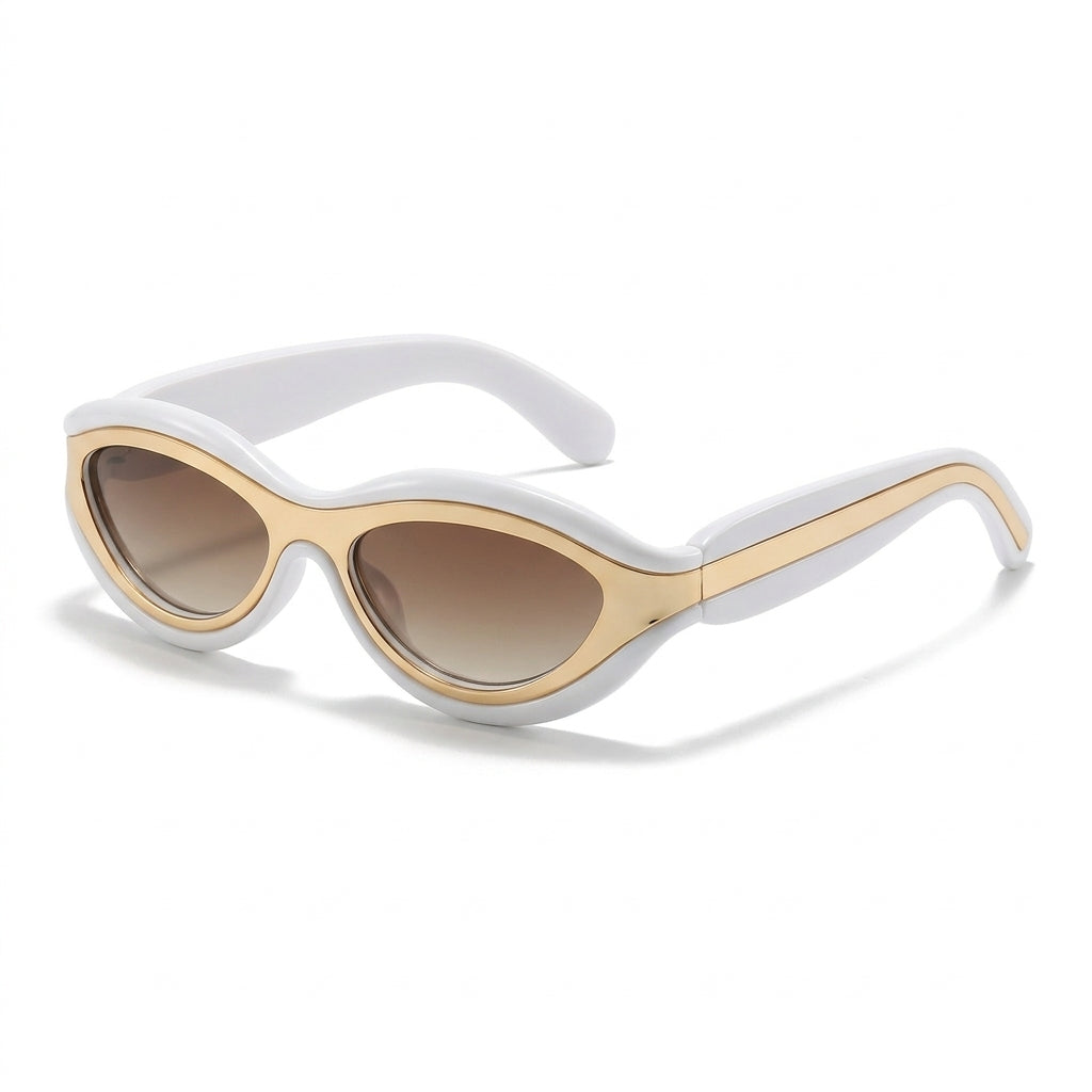 Chic Y2K Oval Sunglasses