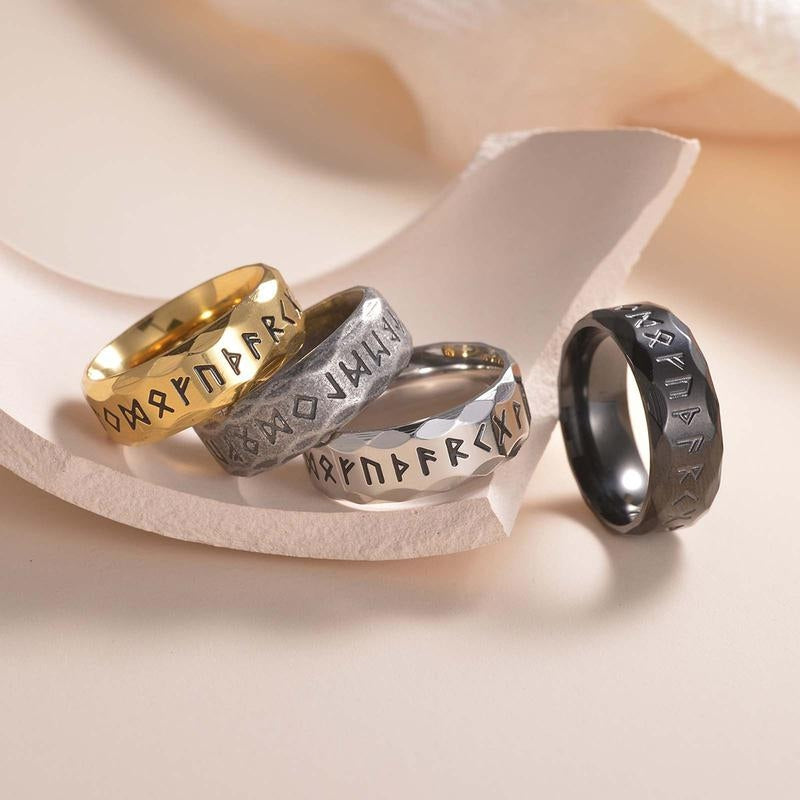 Vintage Viking Writing Ring