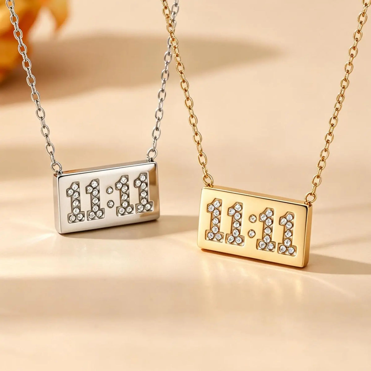 Elegant 11:11 Pendant Necklace