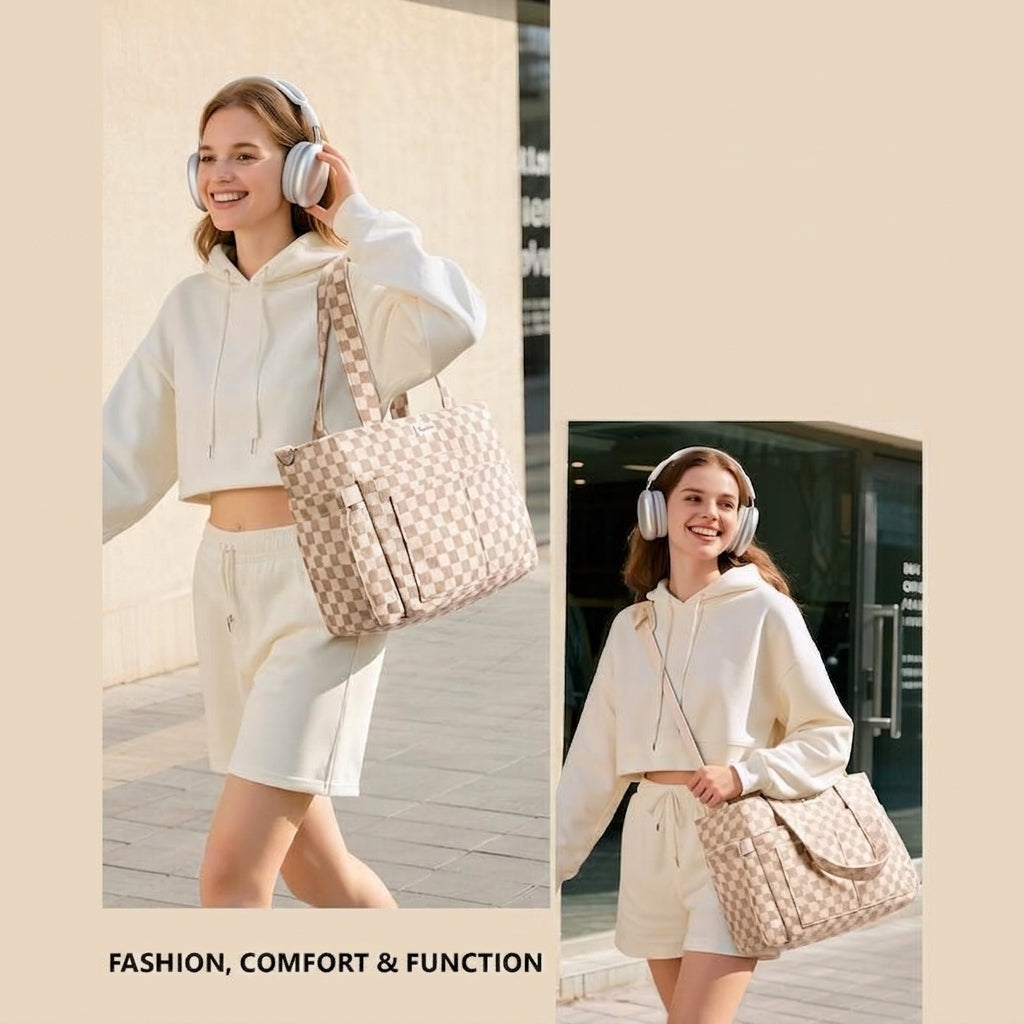 Large Corduroy Tote Bag