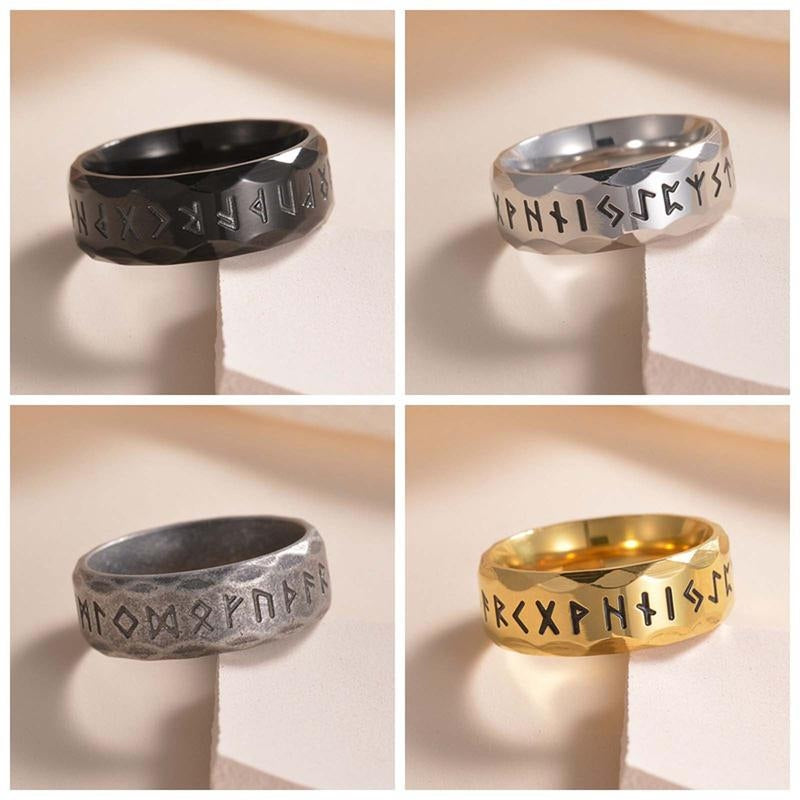 Vintage Viking Writing Ring