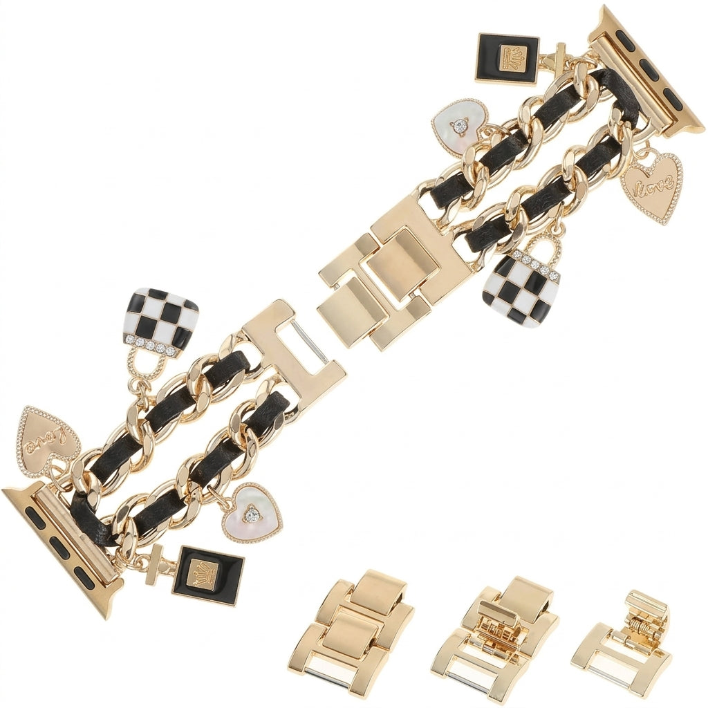 Elegant Apple Watch Charm Strap