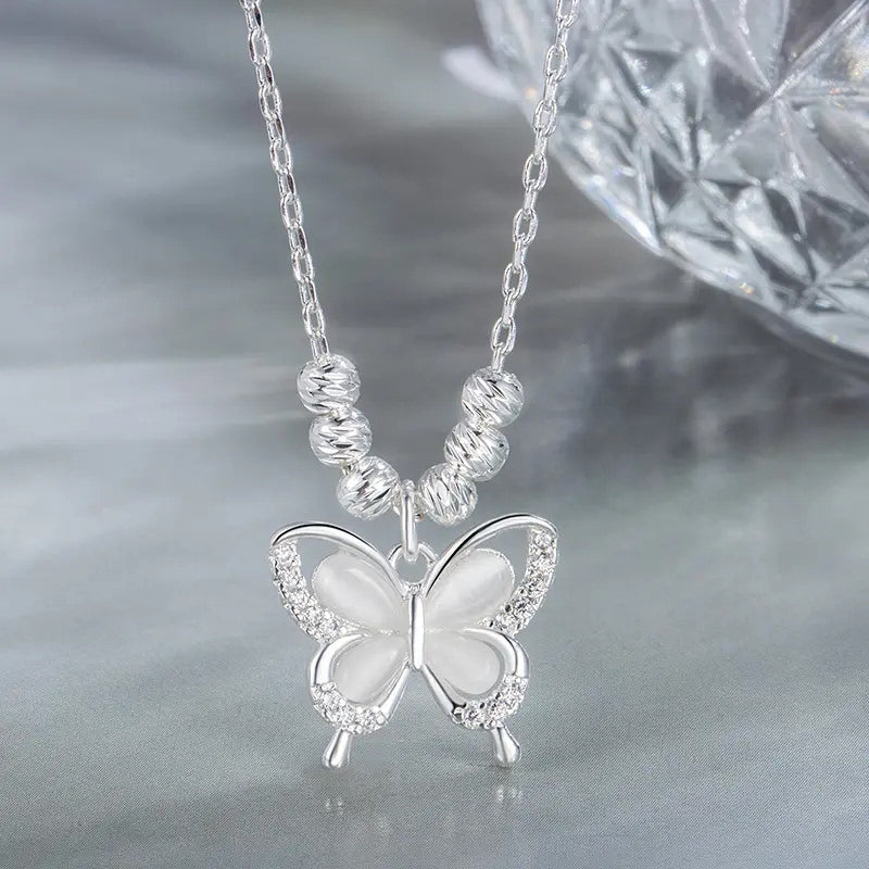 Dainty Butterfly Pendant Necklace