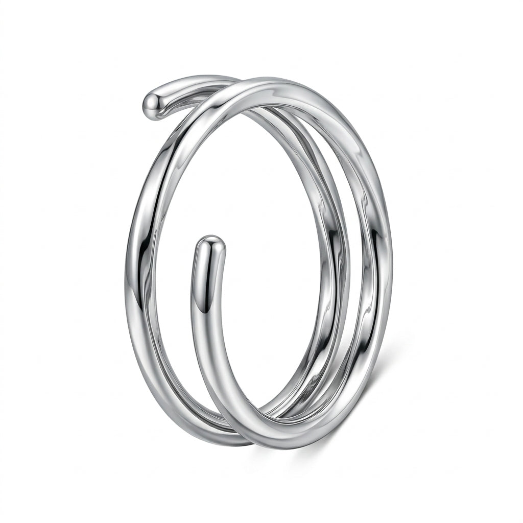 Double Hoop Nose Ring Set
