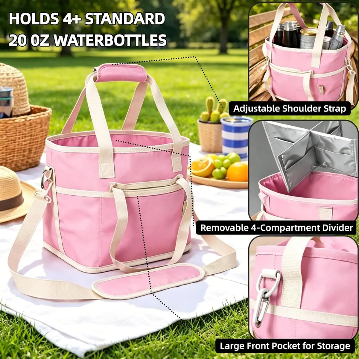 4 Drink Bottle Carrier Bag