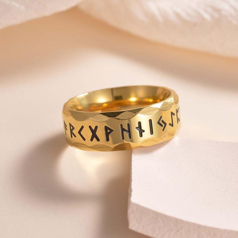 Vintage Viking Writing Ring