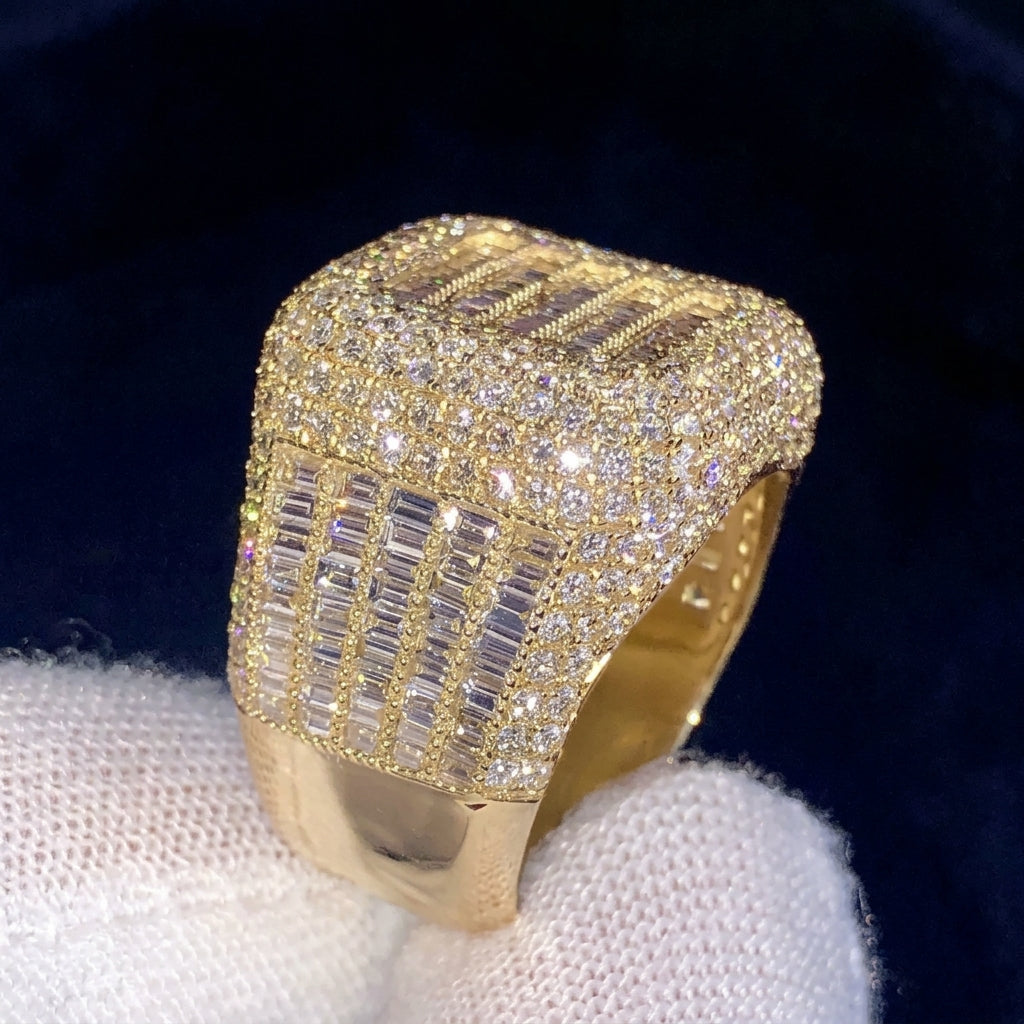 Glamorous Square Statement Ring