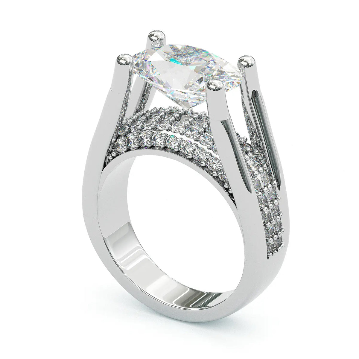 Vintage Oval Solitaire Ring