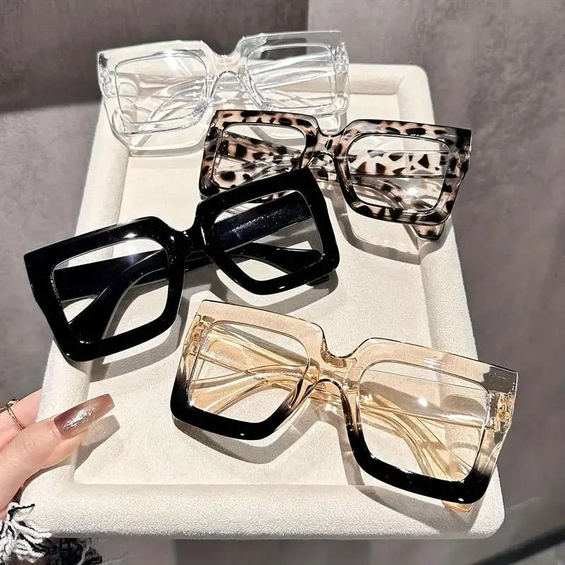 4pc Stylish Square Frame Glasses